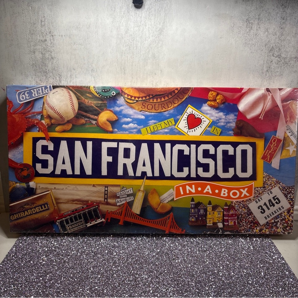 San Francisco In-A-Box Kids Puzzle & Game – Colorful Multicolor City Set